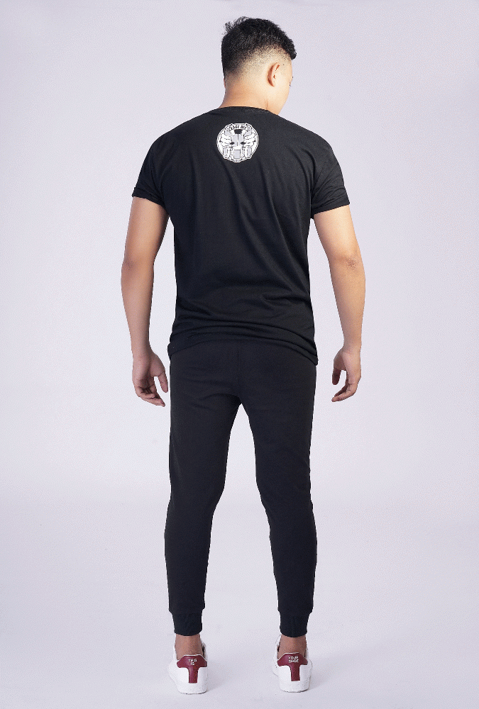General Design Printed T-shirt(Black)